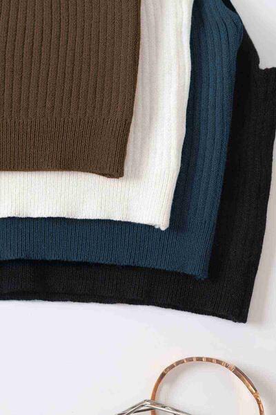 4 lü Paket Askılı Bluz Crop Çok Renkli
