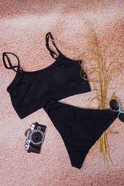 Angelsin Bikini Takım Siyah MS4133