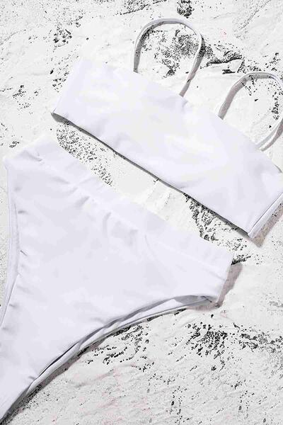 Angelsin Beyaz Bikini Üst -MS41128