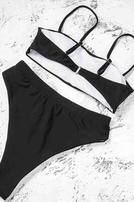 Angelsin Siyah Bikini Üst - MS41128 - Thumbnail