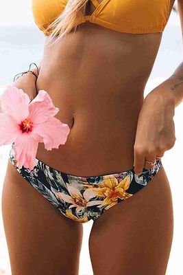 Angelsin Çiçekli Bikini Altı Çok Renkli - MS41059-Çok Renkli - Thumbnail