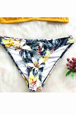 Angelsin Çiçekli Bikini Altı Çok Renkli - MS41059-Çok Renkli - Thumbnail
