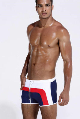 Angelsin Men's Multicolored Lycra Swim Shorts - MS3405 - Thumbnail