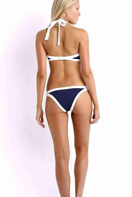 Angelsin Lacivert Özel Tasarım Tankini Bikini Üstü Lacivert MS4173619 - Thumbnail