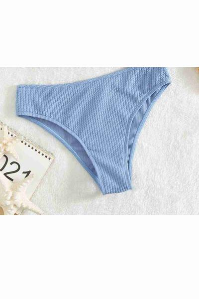 Angelsin Özel Fitilli Kumaş Yüksek Bel Bikini Altı 