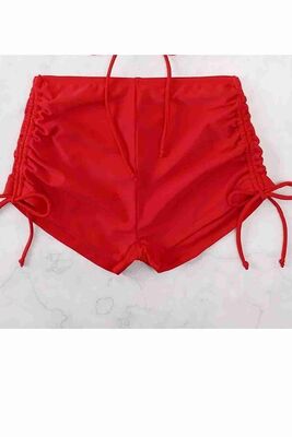 Angelsin Özel tasarım Büzgü Detaylı Bikini Altı MS43188 - Thumbnail