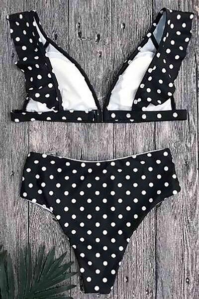 Angelsin Puantiyeli Bikini Takım Çok Renkli - MS4222