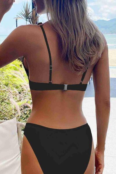 Angelsin Şık Bikini Altı Siyah MS41688