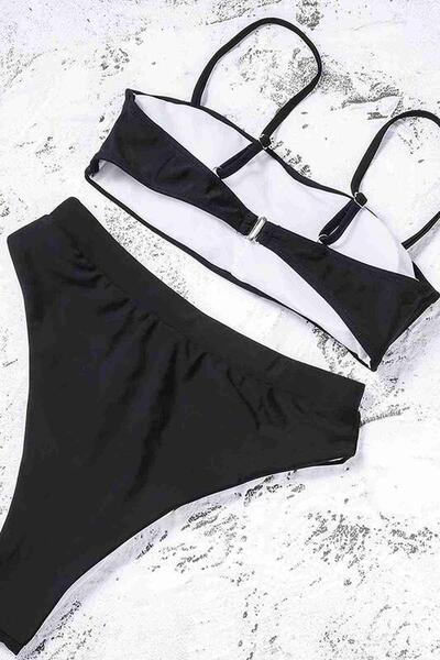 Angelsin V Kesim Yüksek Bel Bikini Altı Beyaz - MS41129-Beyaz