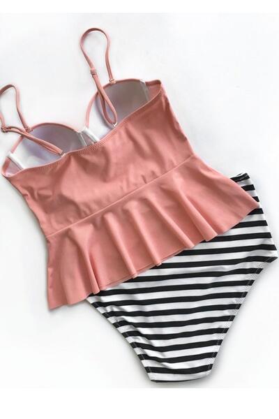 Angelsin Yüksek Bel Bikini Takım MS4253