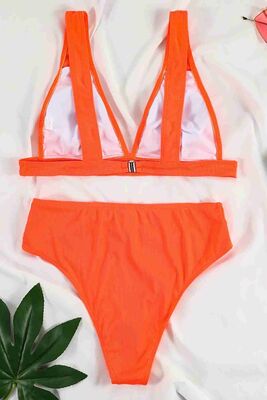 Angelsin Yüksel Bel Bikini Takım -MS4195 - Thumbnail