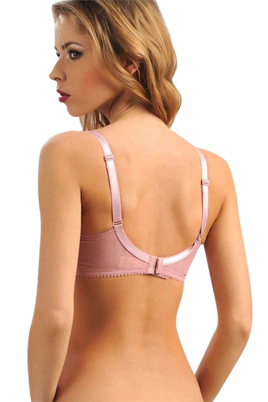 Lace Brode Underwire Minimizer Bra 3634