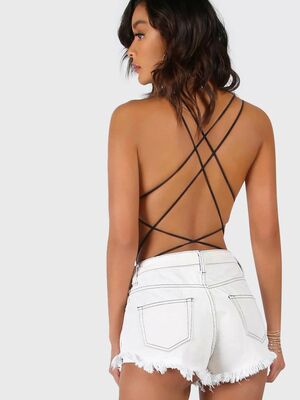 Asil Siyah Askılı Body - Thumbnail