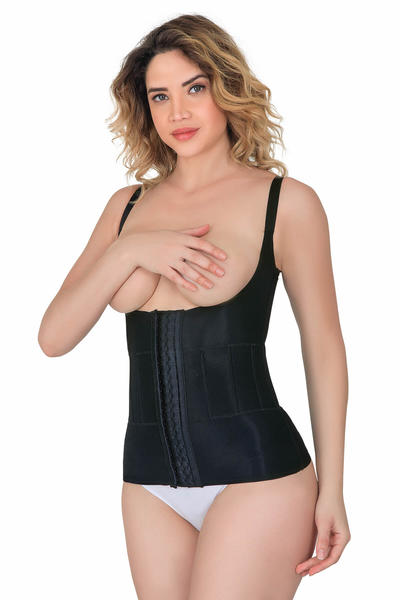 Underwire Support Hooked Vest Corset 2946