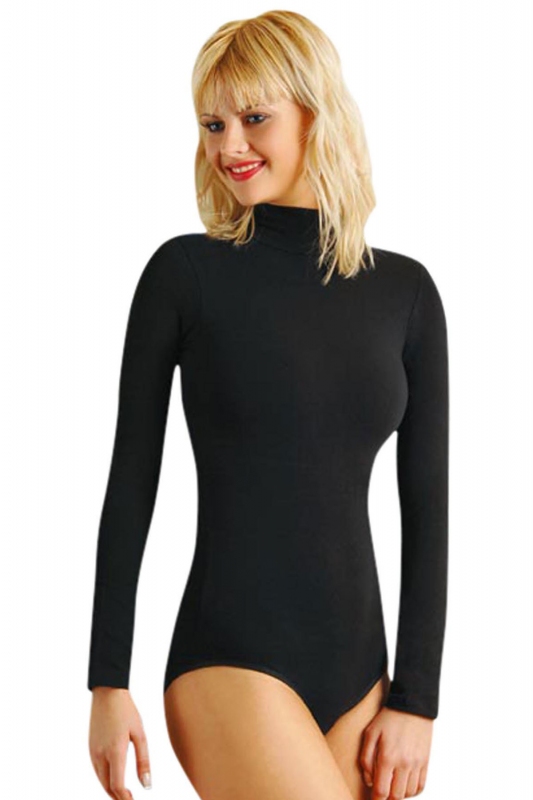 Turtleneck Long Sleeve Snap Button Body 4055