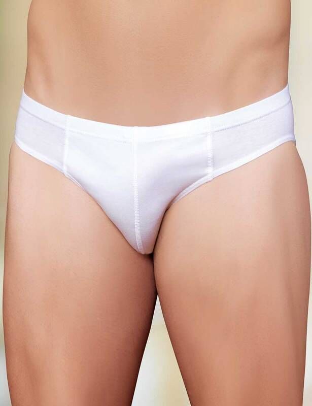 Beyaz Düşük Bel Pamuklu Erkek Slip 6'lı Ekonomik Paket ME006 - Şahinler