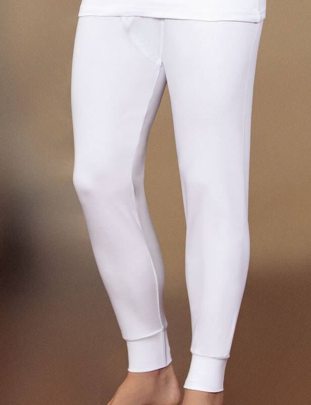 White Bottom Cuffed Fit Mold Men's Bottom Underwear ME017 - Şahinler