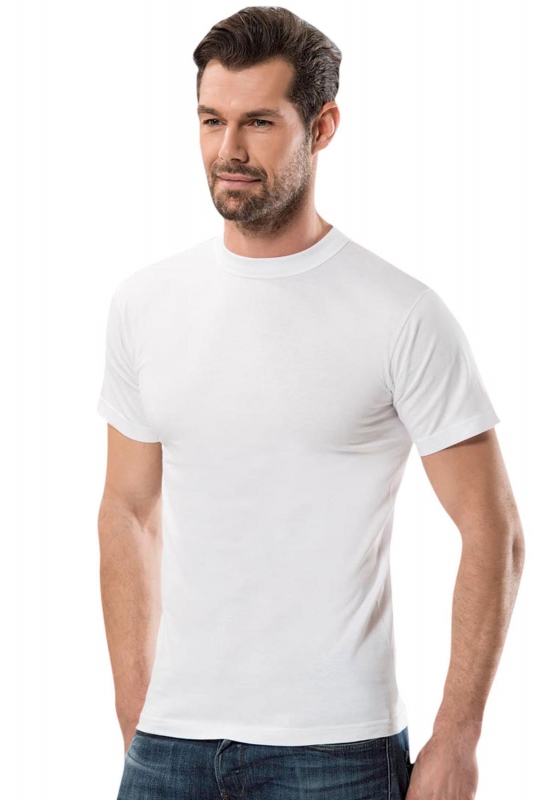 White Zero Collar Short Sleeve Cotton Athlete 1153