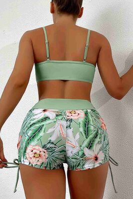 Büzgü Ayarlı Bikini Üstü - Thumbnail