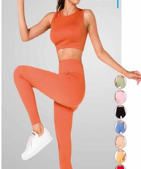 Çift Katlı Fitilli Tayt - Form Active