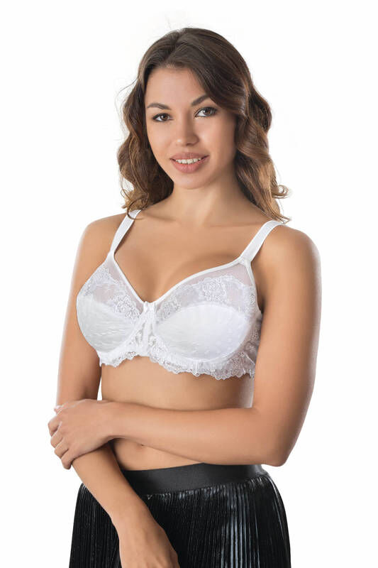 Lace Brode Underwire Minimizer Bra 170 - 1