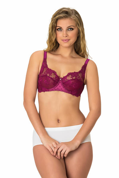 Lace Brode Underwire Minimizer Minimizer Bra 146