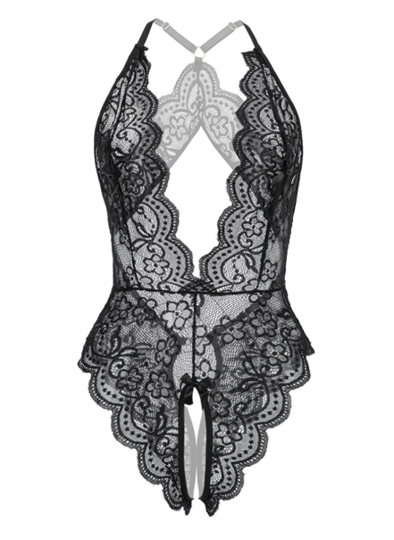 Dantel Derin Dekolteli Fantazi Body - 6