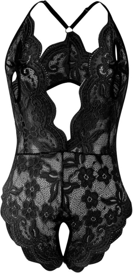 Dantel Derin Dekolteli Fantazi Body - 7