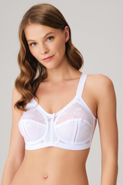 Lace Detailed Underwire Minimizing Bra 3717
