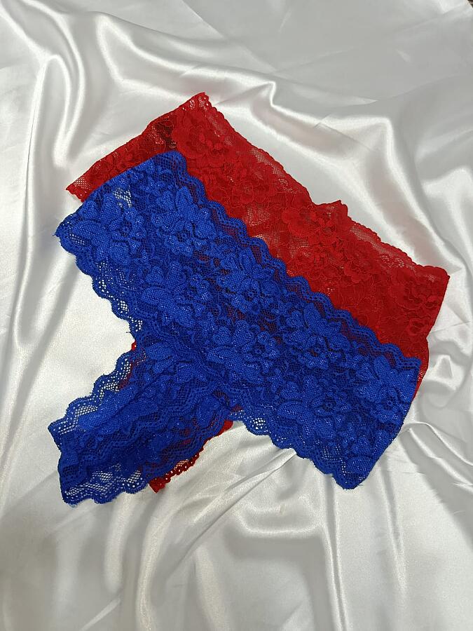 Venlisa Çapraz Bantlı Dantelli Yüksek Bel Tanga V6102 - 6