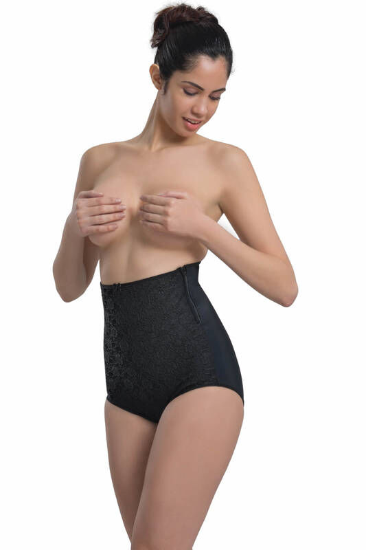 Dantelli Yüksel Bel Slip Korse 2842 - 1