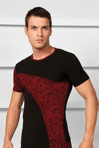 Desen Garnili Spor T-Shirt 2502