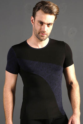 Desen Garnili Spor T-Shirt 2502 - Thumbnail