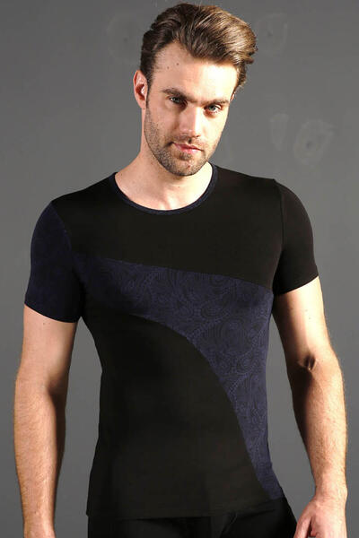 Desen Garnili Spor T-Shirt 2502