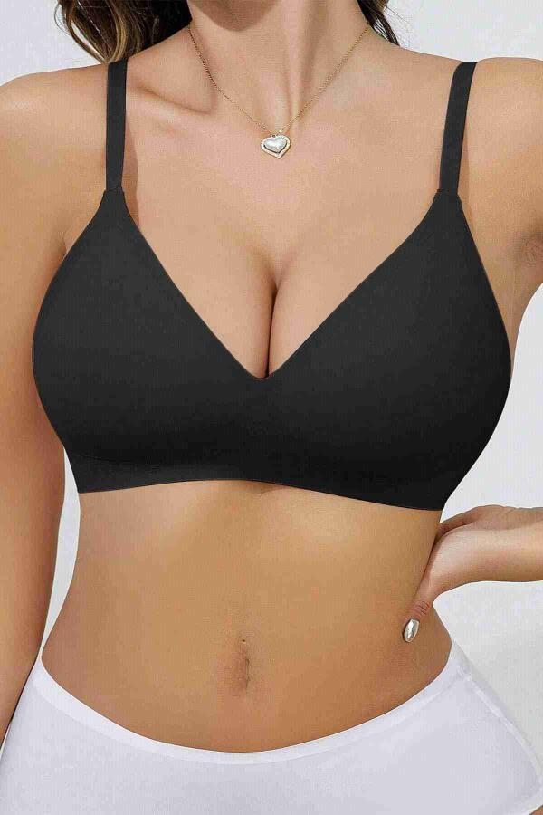 Dikişsiz Balensiz Desteksiz Lazer Kesim İzbırakmaz Görünmez Sütyen - 2