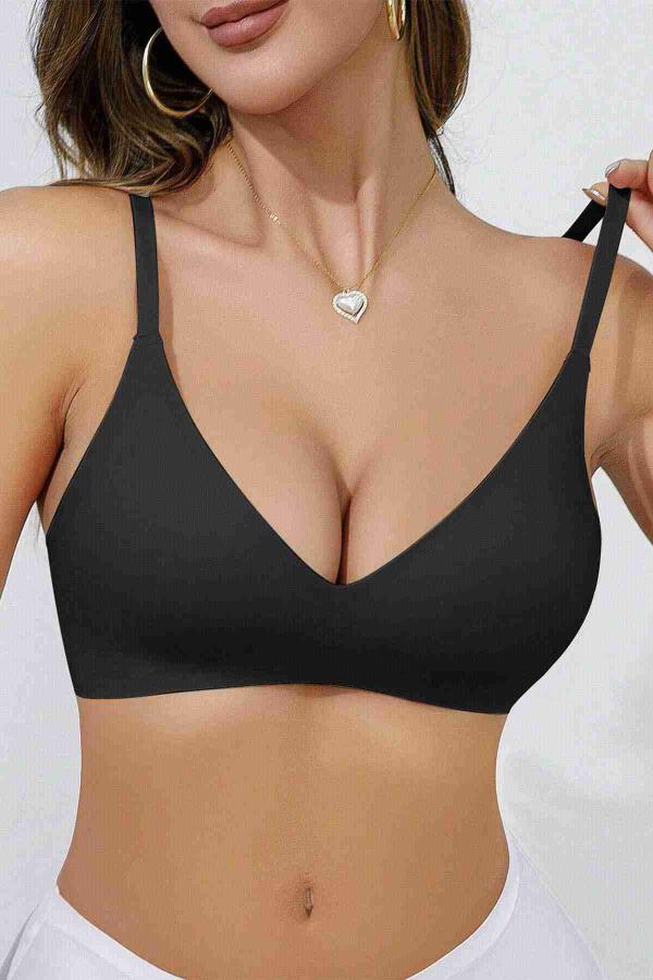 Dikişsiz Balensiz Desteksiz Lazer Kesim İzbırakmaz Görünmez Sütyen - 5