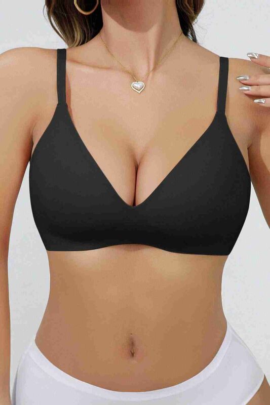 Dikişsiz Balensiz Desteksiz Lazer Kesim İzbırakmaz Görünmez Sütyen - 6