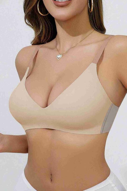 Dikişsiz Balensiz Desteksiz Lazer Kesim İzbırakmaz Görünmez Sütyen - 7