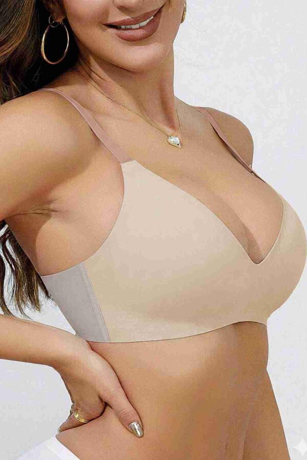 Dikişsiz Balensiz Desteksiz Lazer Kesim İzbırakmaz Görünmez Sütyen - 8