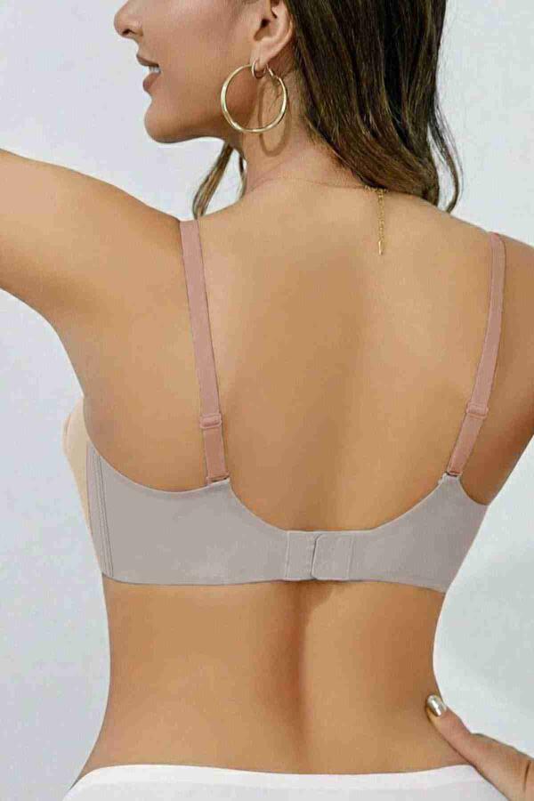 Dikişsiz Balensiz Desteksiz Lazer Kesim İzbırakmaz Görünmez Sütyen - 9