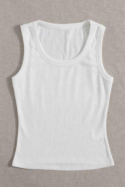 Düz Renk Kadın Kolsuz Bluz Crop Top