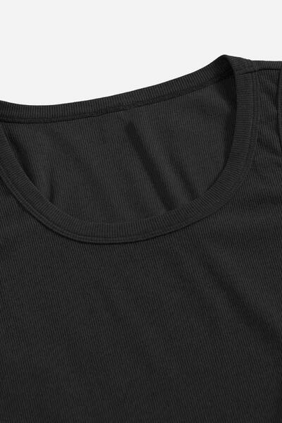 Düz Renk Kadın Kolsuz Bluz Crop Top