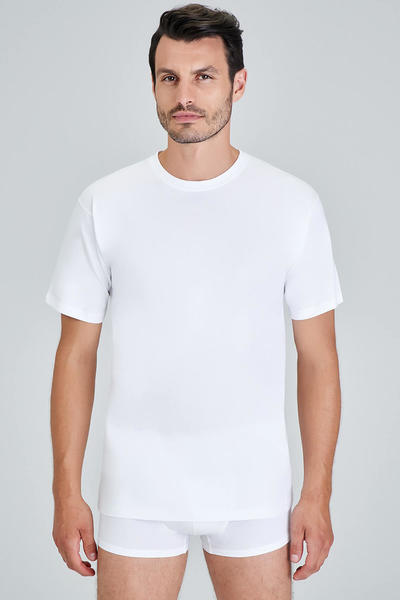 Eduardo Bisiklet Yaka 2'li T-Shirt