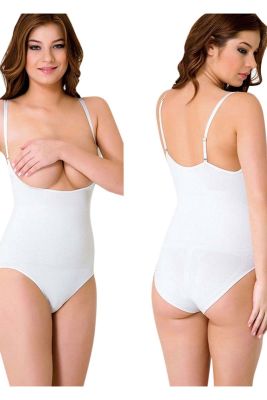 Emay Seamless Open Chest Slip Corset 2023 - Thumbnail