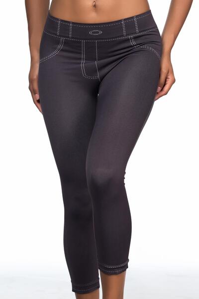 Emay Seamless Jeans Patterned Tights 3801
