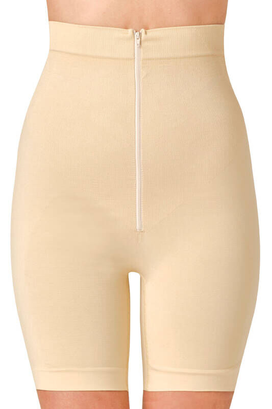 Fermuarlı Klasik Toparlayıcı Boxer Korse 5523 - Form Angel