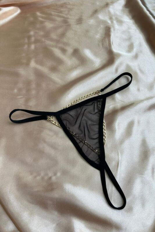 Gece Zinciri Transparan String - 2