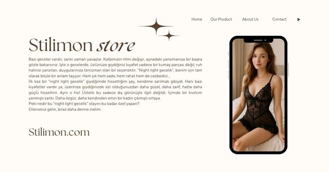 Gecenin Işıltısı: Night Light Geceliklerle Kendini Yeniden Keşfet