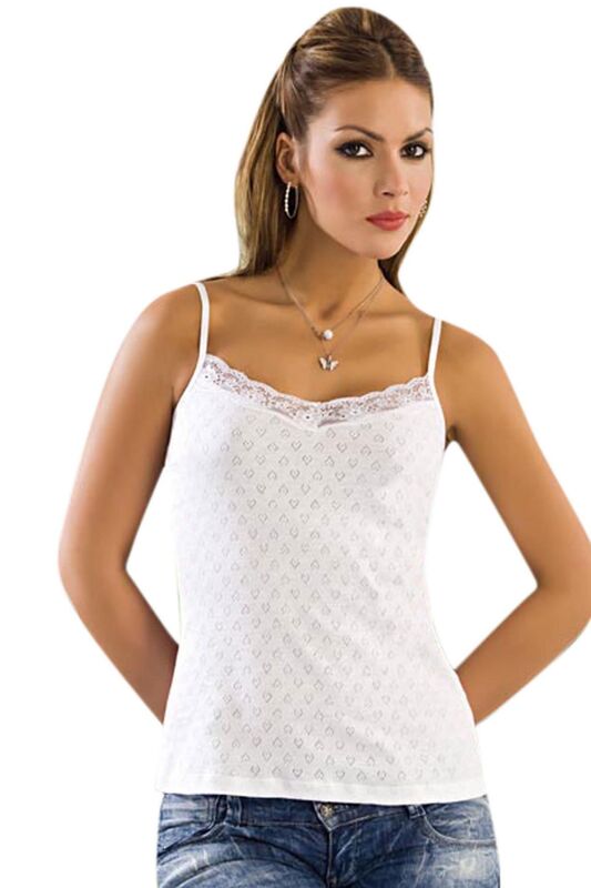 Thin Strap Lace Collar Embroidered Jacquard Athlete 2173 - 1