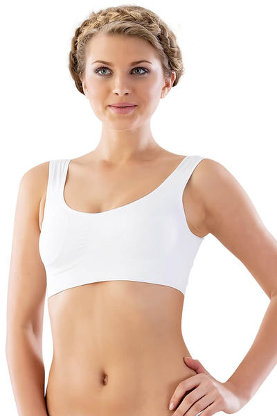 Thick Strap Padded Seamless Minimizer Bra 4021